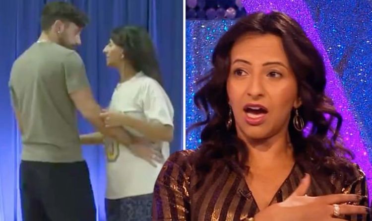 Ranvir Singh seen apologising to Giovanni Pernice in unaired Strictly moment ahead of exit