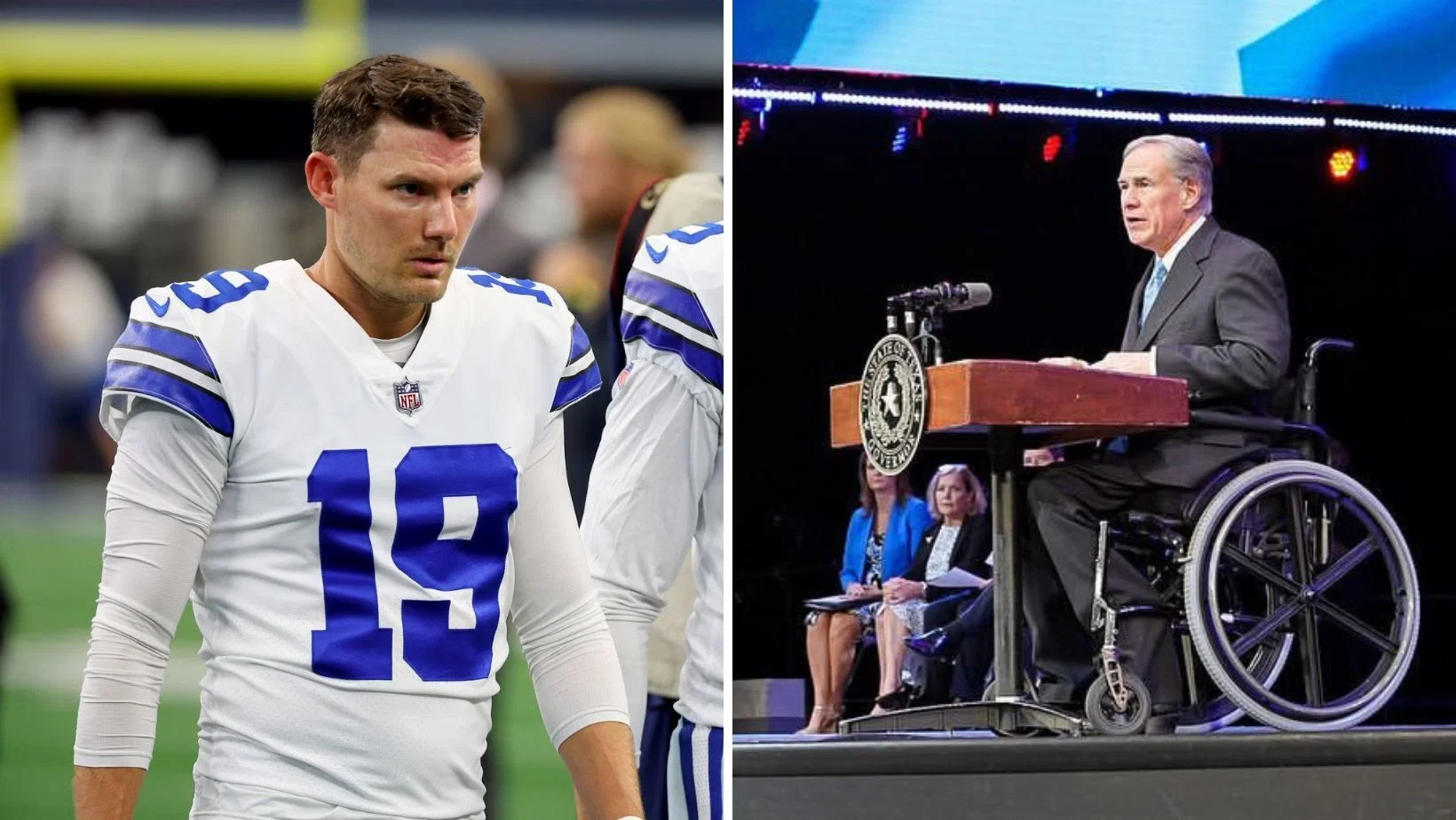Texas governor Greg Abbott frustrated with Brett Maher: " I can kick as good as the Dallas Cowboys kicker"