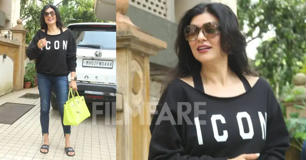 Pictures: Sushmita Sen was clicked in the city