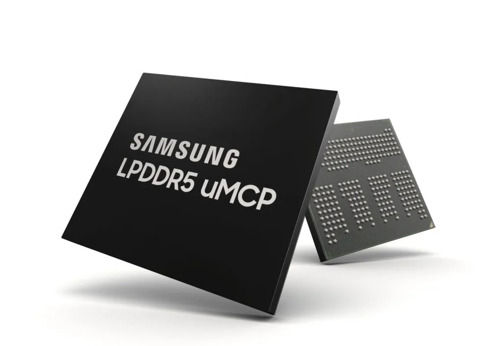 Samsung unveils uMCP memory, a combination of LPDDR5 and UFS 3.1 on one chip - Smartprix