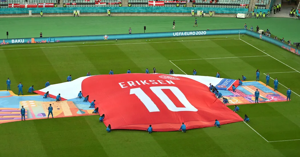 Denmark’s Christian Eriksen has been invited to Sunday’s final.