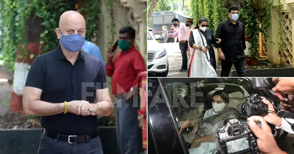 Photos: Shabana Azmi, Vidya Balan, Dharmendra arrive at late Dilip Kumar’s residence