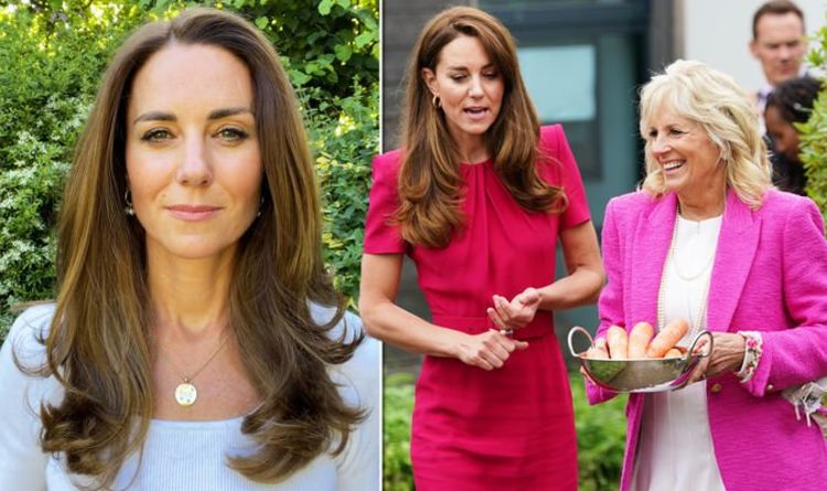 Family affair: Kate Middleton shows off £1,000 gift from William announcing royal project