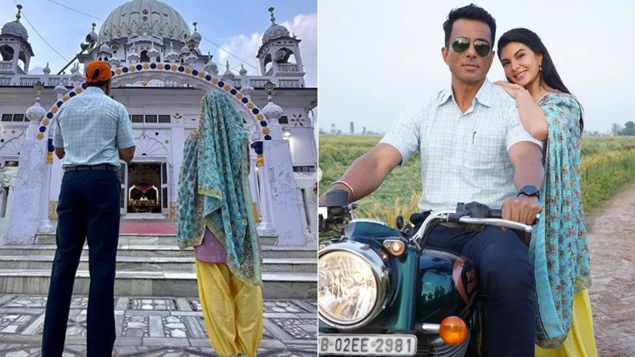 Sonu Sood, Jacqueline Fernandez share glimpse of first day from `Fateh`