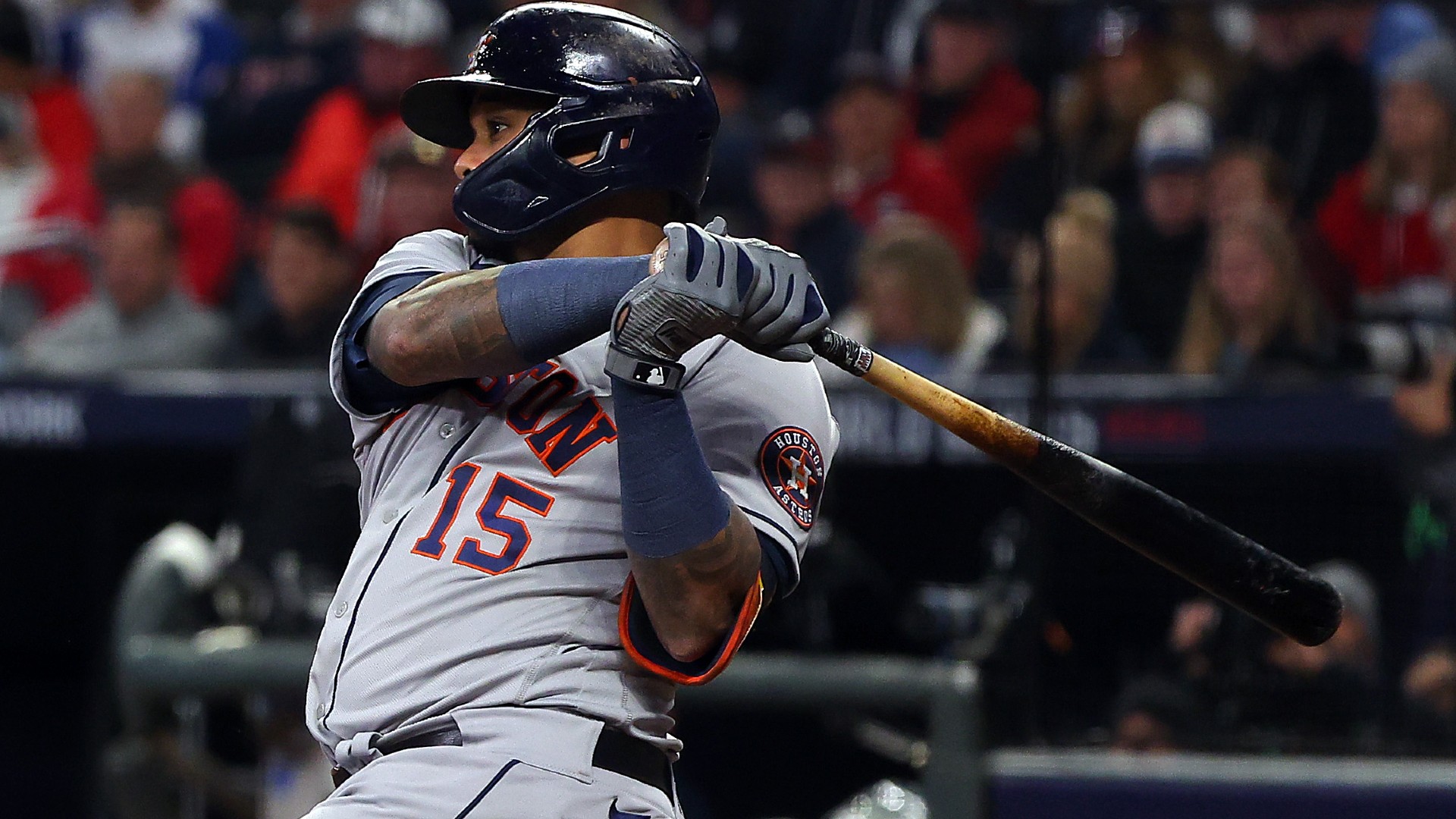 Martin Maldonado, weakest link in Astros' lineup, plays World Series hero in Houston's Game 5 win