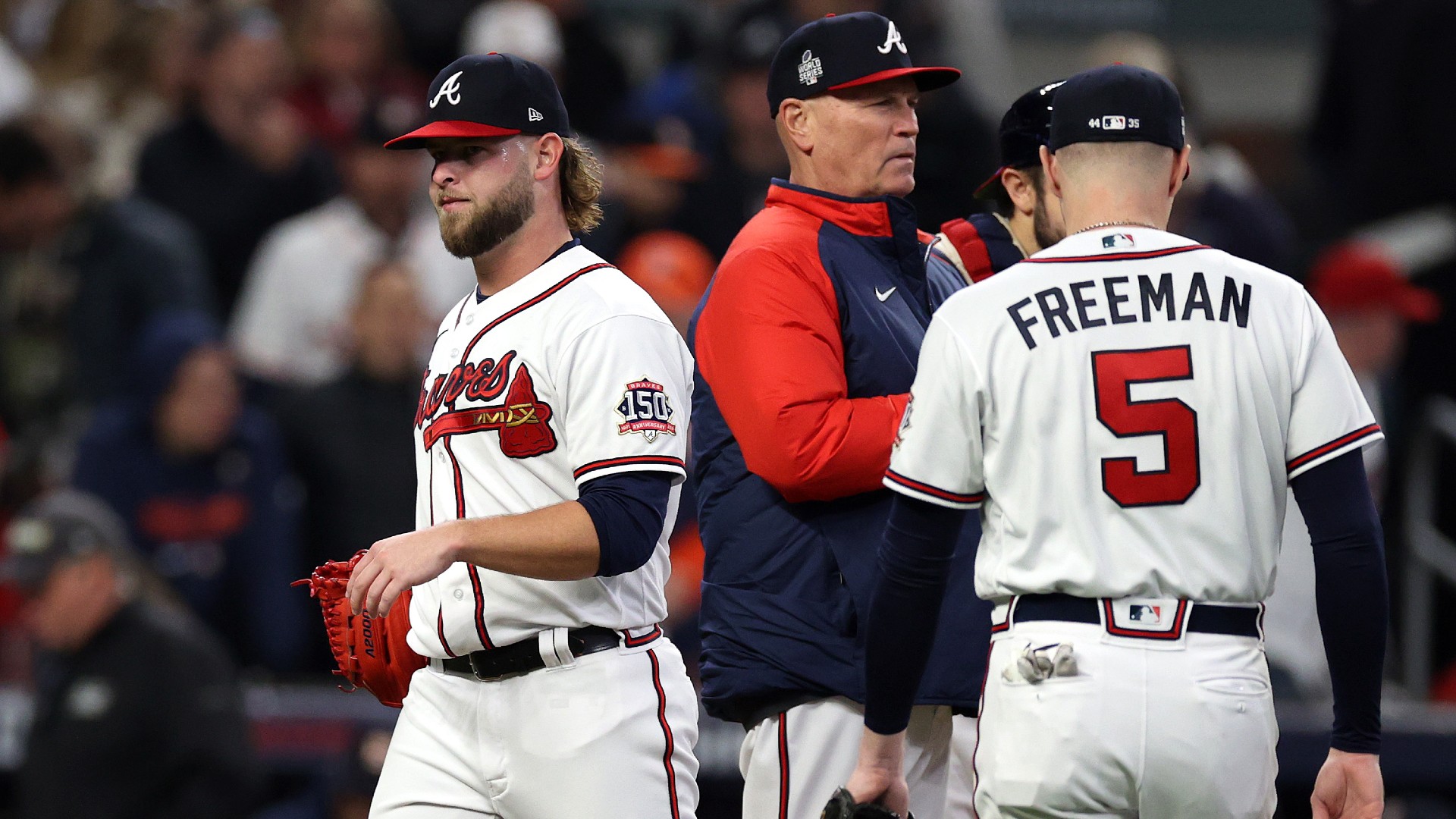 Braves' bullpen game fails in Game 5, but Atlanta succeeds in keeping relief aces fresh for rest of World Seri
