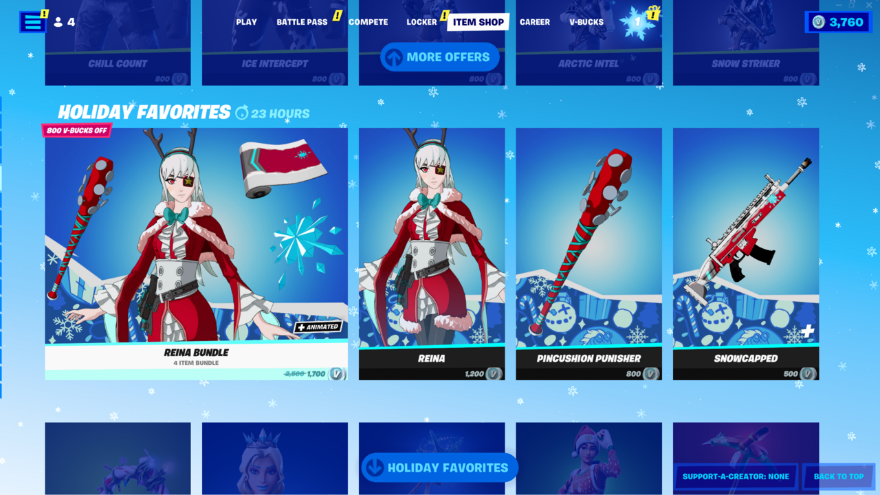 What's In The Fortnite Item Shop Today - January 4, 2022: Last Chance For Winterfest Skins
