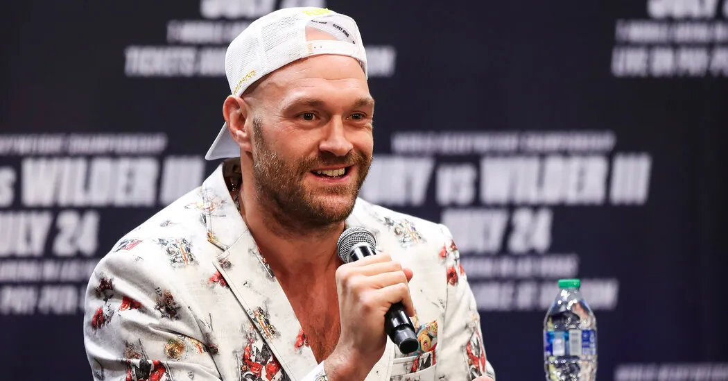 Tyson Fury tested positive for the virus, putting the future of a heavyweight title fight in flux.