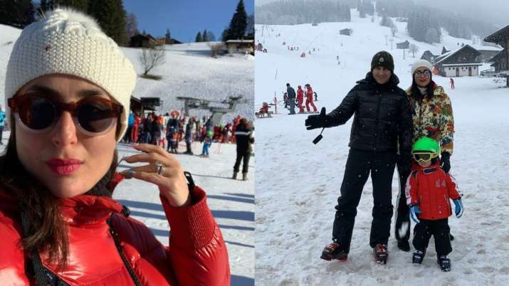 Kareena Kapoor Khan misses annual vacation to Gstaad, shares unseen pics with Saif and Taimur