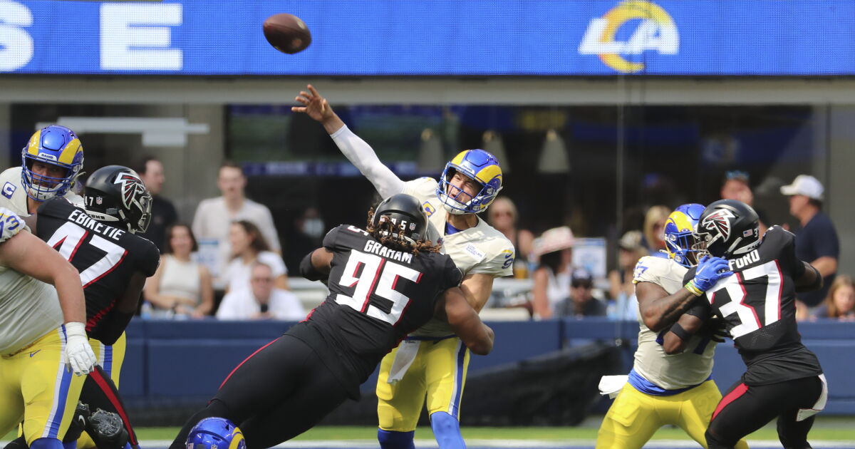 Rams takeaways: First win but plenty to pick on, especially Matthew Stafford picks