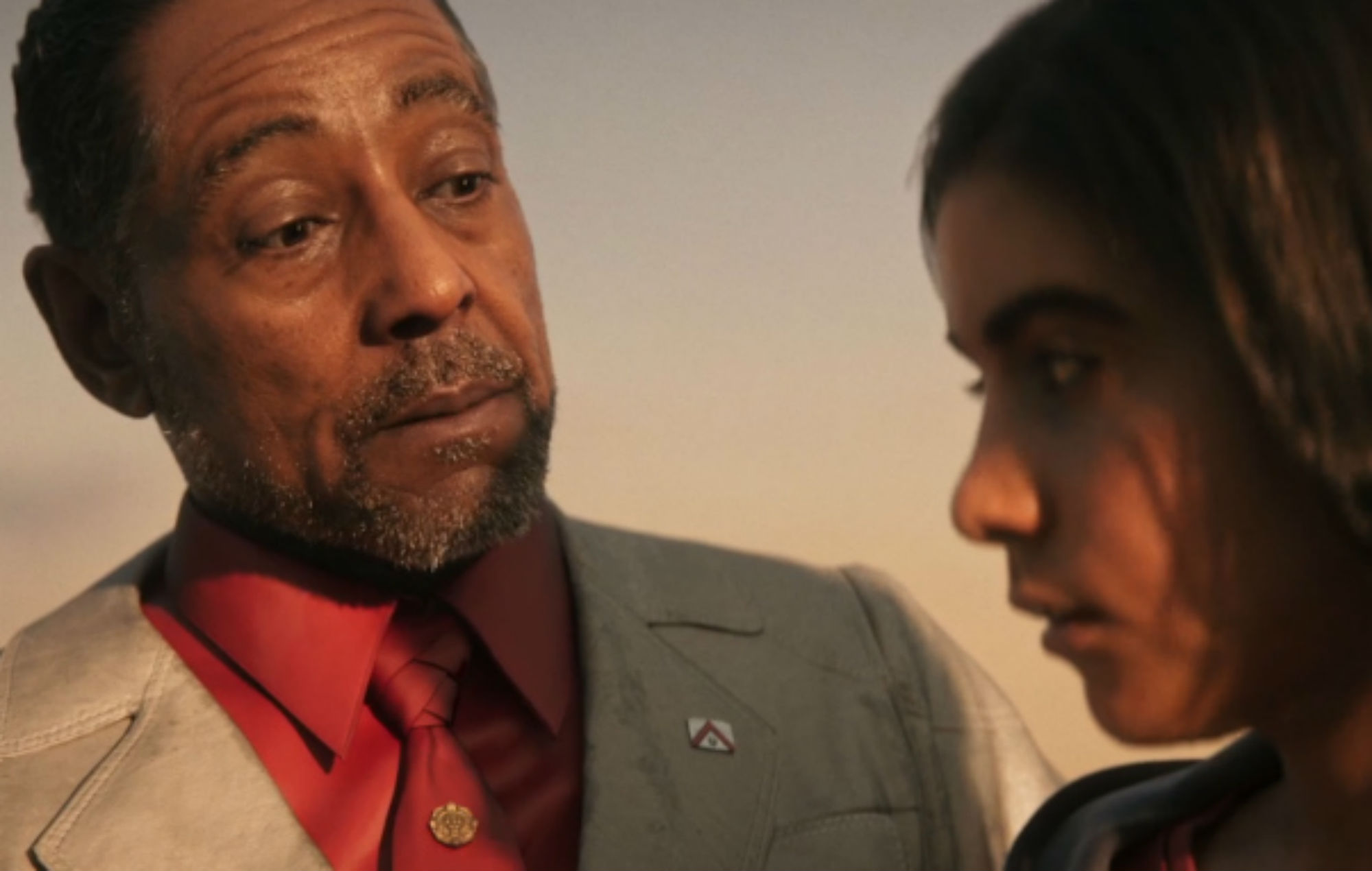 Giancarlo Esposito brought props to his first meeting for 'Far Cry 6'