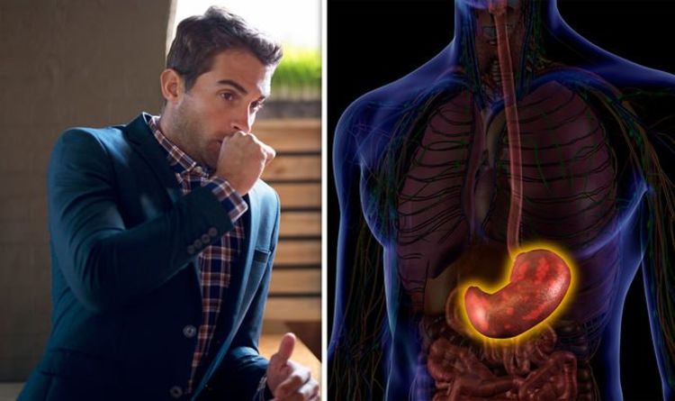 Stomach ulcer symptoms: Belching could be a sign of an open sore in your belly