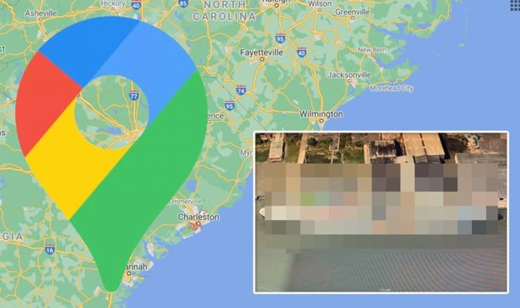 Google Maps: Viewers baffled by bizarre cruise ship in USA - what happened to it?