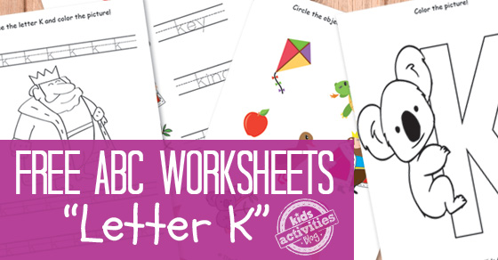 Letter K Worksheets Free Kids Printable | Kids Activities Blog