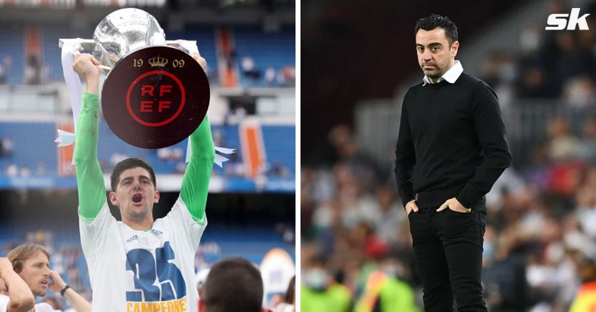 "Celebrated as if they had won the title" - Real Madrid star Thibaut Courtois aims dig at Barcelona after winn