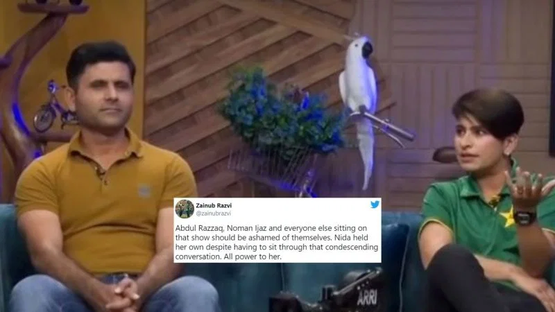 "The dirt from his mind is disgusting!"- Fans slam Abdul Razzaq for his sexist remarks on Nida Dar