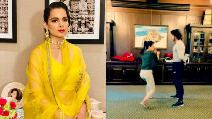 Kangana Ranaut shares a glimpse of her action rehearsals for film ‘Dhaakad’