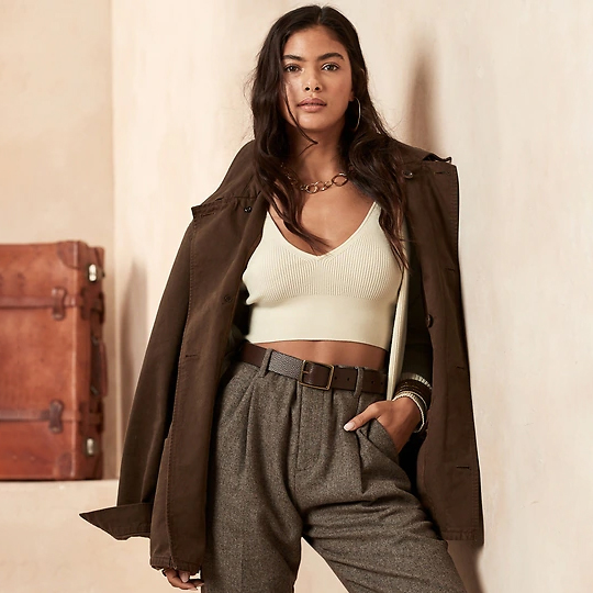 Banana Republic Ribbed Sweater Bralette