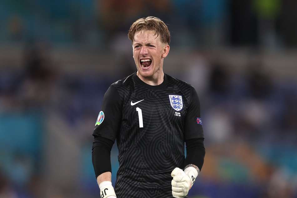 Pickford makes Euro history as England's clean sheet run rolls on