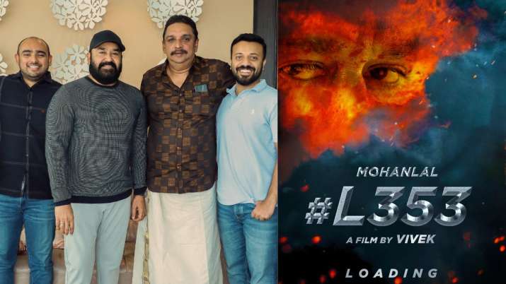 L353 first look out: Mohanlal teams up with Athiran director Vivek and Shibu Baby John