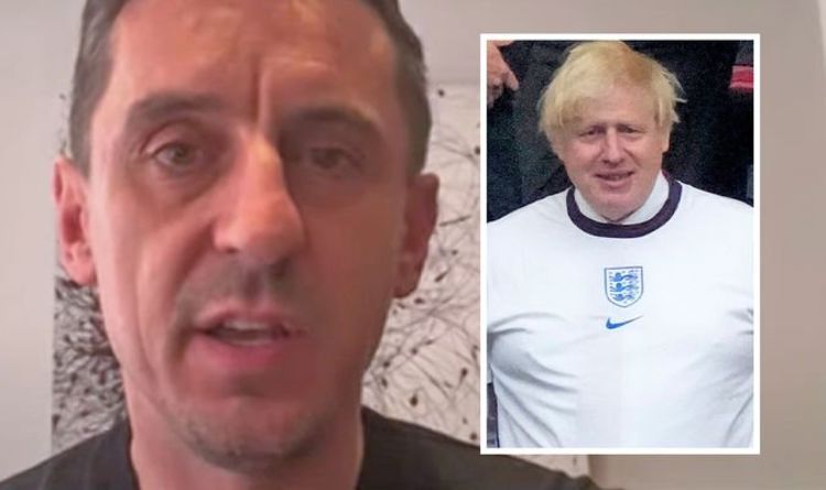 Gary Neville slams Boris Johnson after England stars racially abused following Italy loss