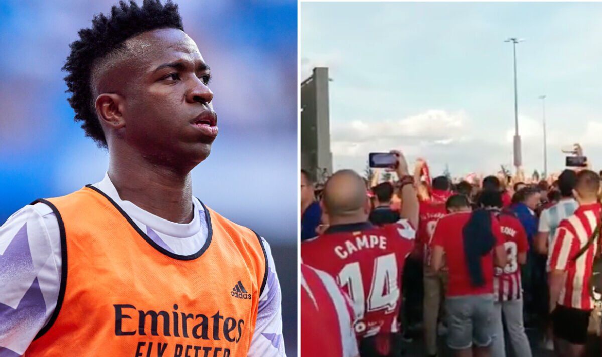 Atletico fans chant 'Vinicius, you are a monkey' before Madrid derby