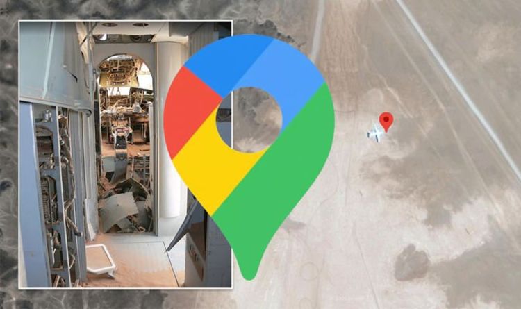 Google Maps: Mysterious abandoned plane spotted in desert - could it be MH370?