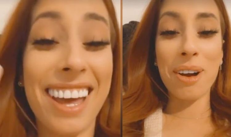 Stacey Solomon red-faced as she realises she