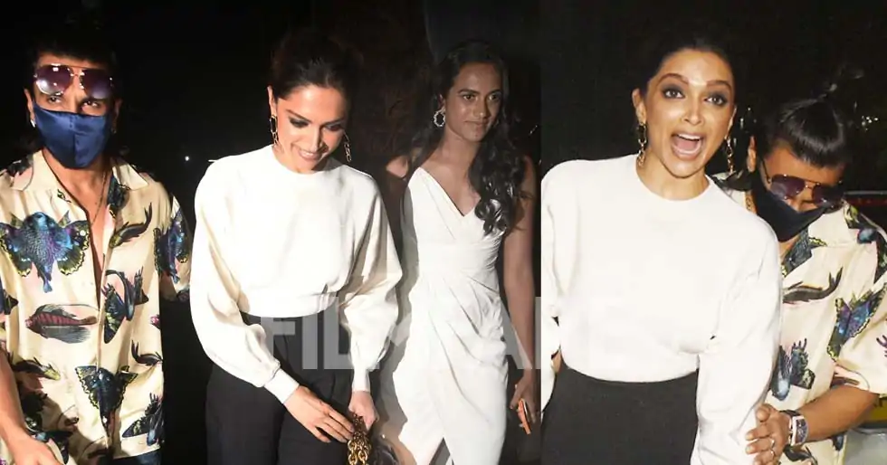 Pictures: Deepika Padukone, PV Sindhu, Ranveer Singh hang out together