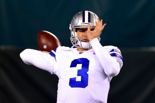 Cowboys Will Have 4th Starting QB Of Season Against Steelers