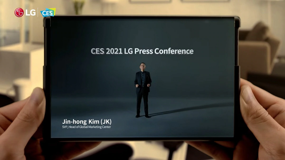 LG Teases a Rollable Display Smartphone-Tablet Hybrid