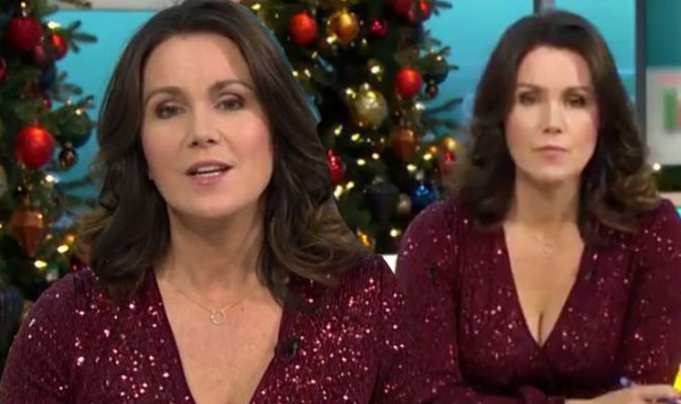 Susanna Reid ‘too hot’ to sit next to Piers Morgan on GMB as dazzling dress causes a stir