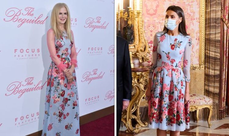 Queen Letizia 'looking chic’ in Hollywood dress to meet basketball player Pau Gasol