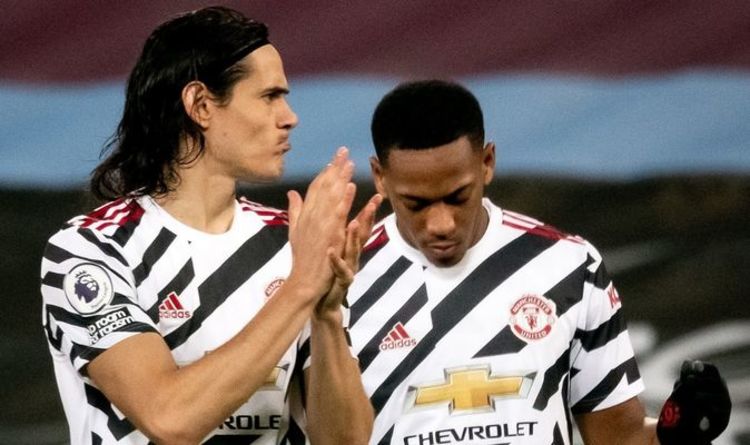 Man Utd boss Ole Gunnar Solskjaer issues Anthony Martial and Edinson Cavani injury update