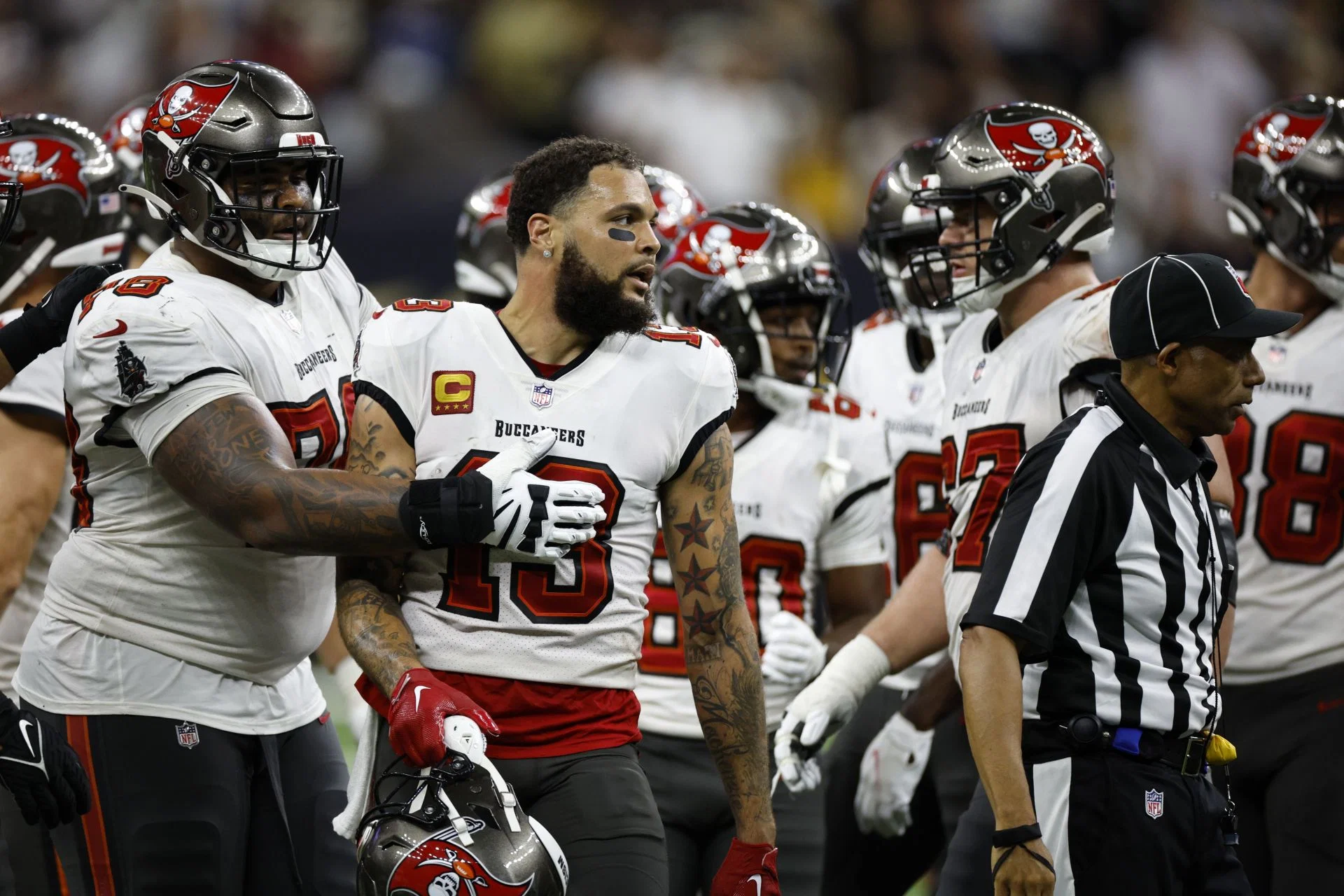Shannon Sharpe blames Tom Brady for escalating Mike Evans and Marshon Lattimore's violent fight