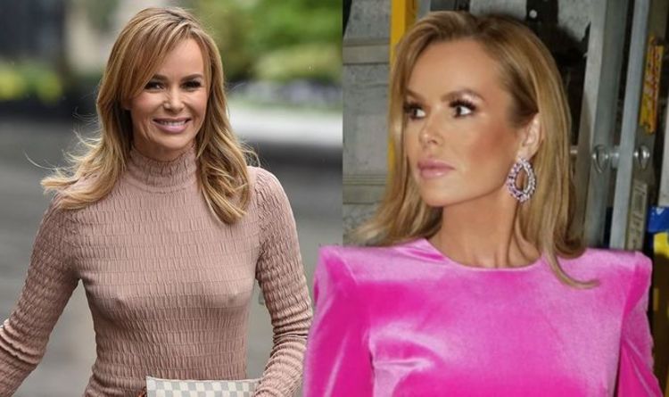 Amanda Holden baffles fans with sizzling photoshoot in her garage 'Get rid of the ladders'