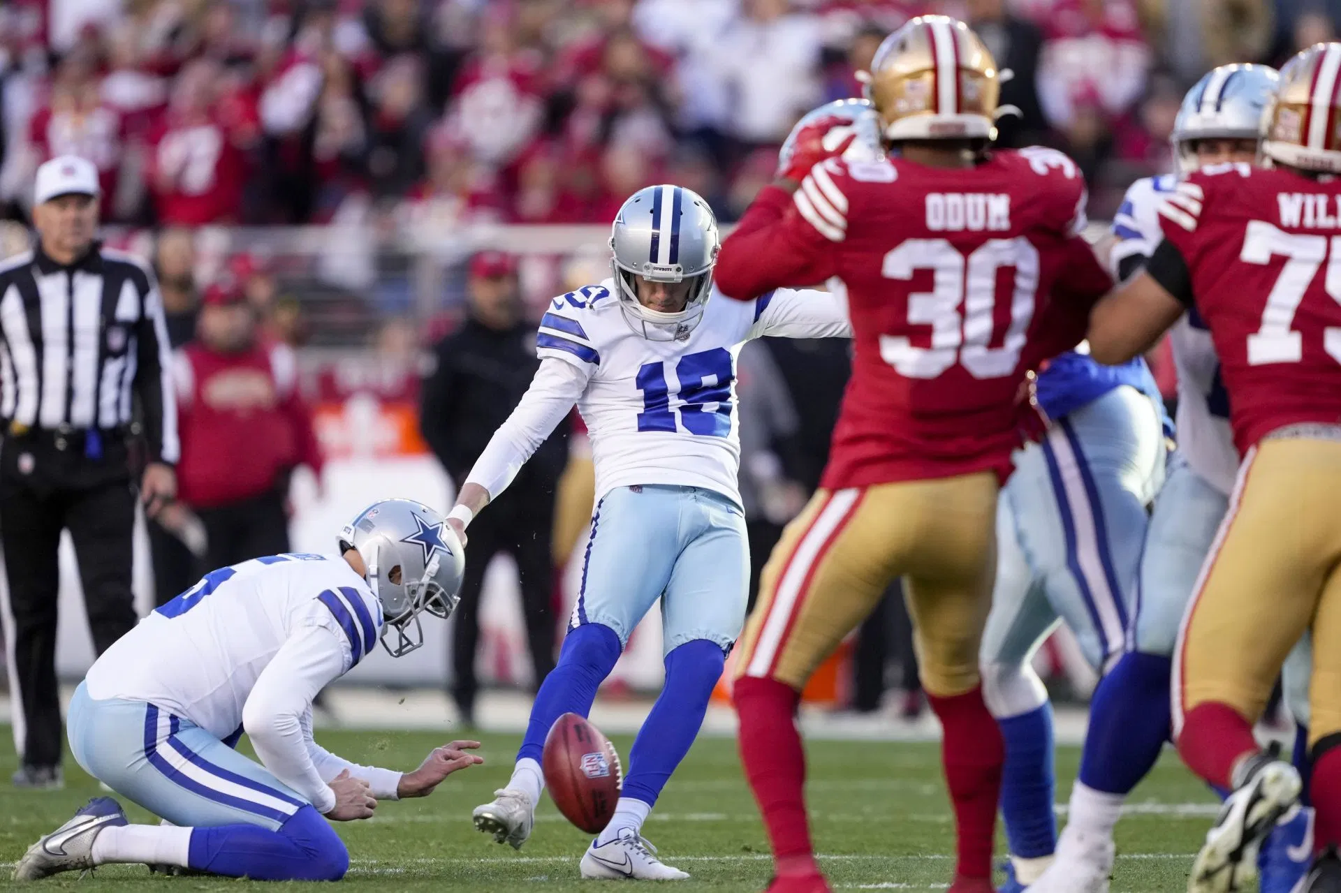 "Not this bulls**t again" - Cowboys fans lose it after Brett Maher misses another extra point
