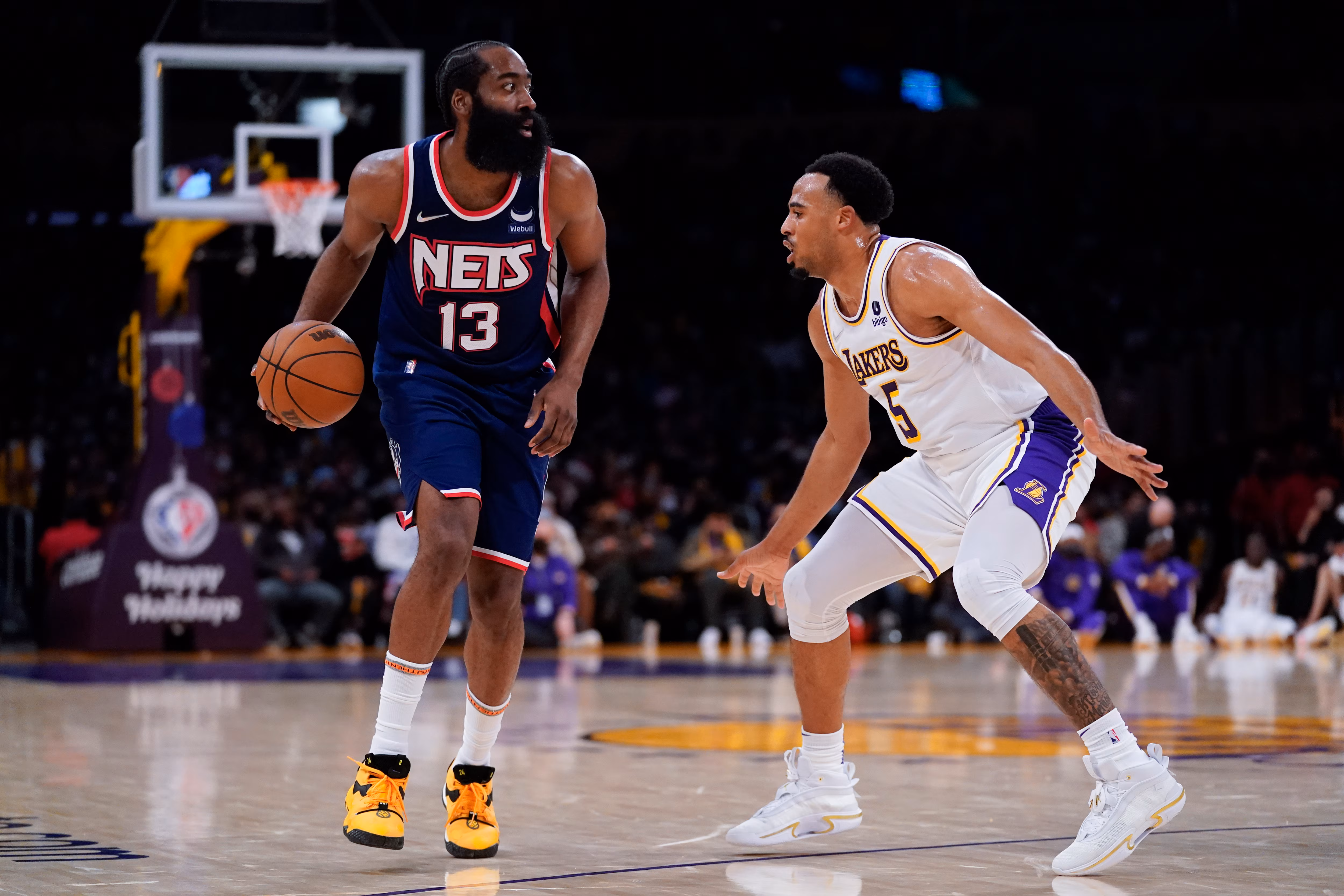 James Harden Says Kyrie Irving Rejoining Nets is 'Going to be Huge for Us'