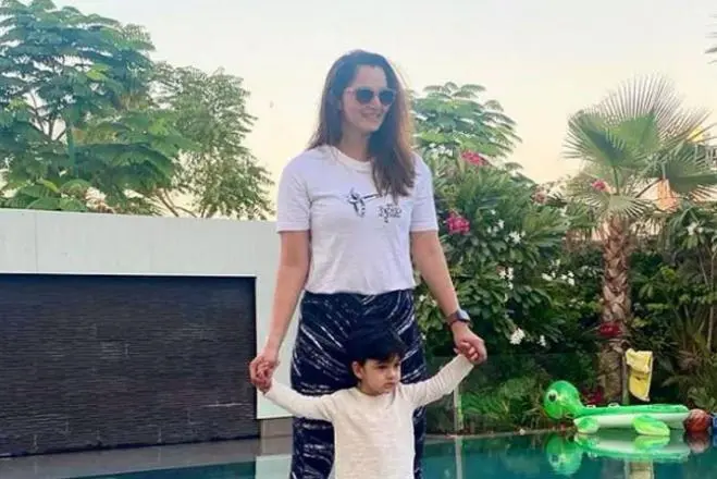 Sania Mirza is 'twinning and winning' with her little son Izhaan in Dubai. See photo