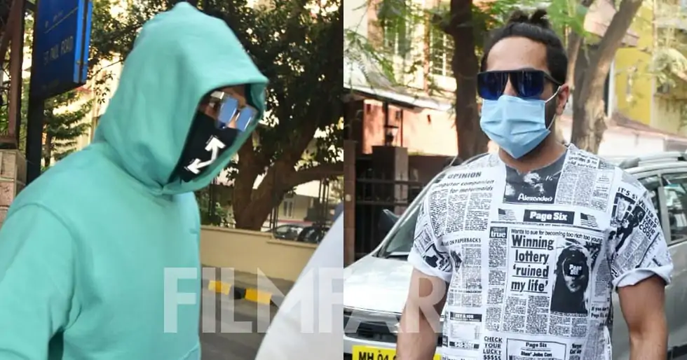 Photos: Ayushmann Khurrana and Ranveer Singh snapped in the city