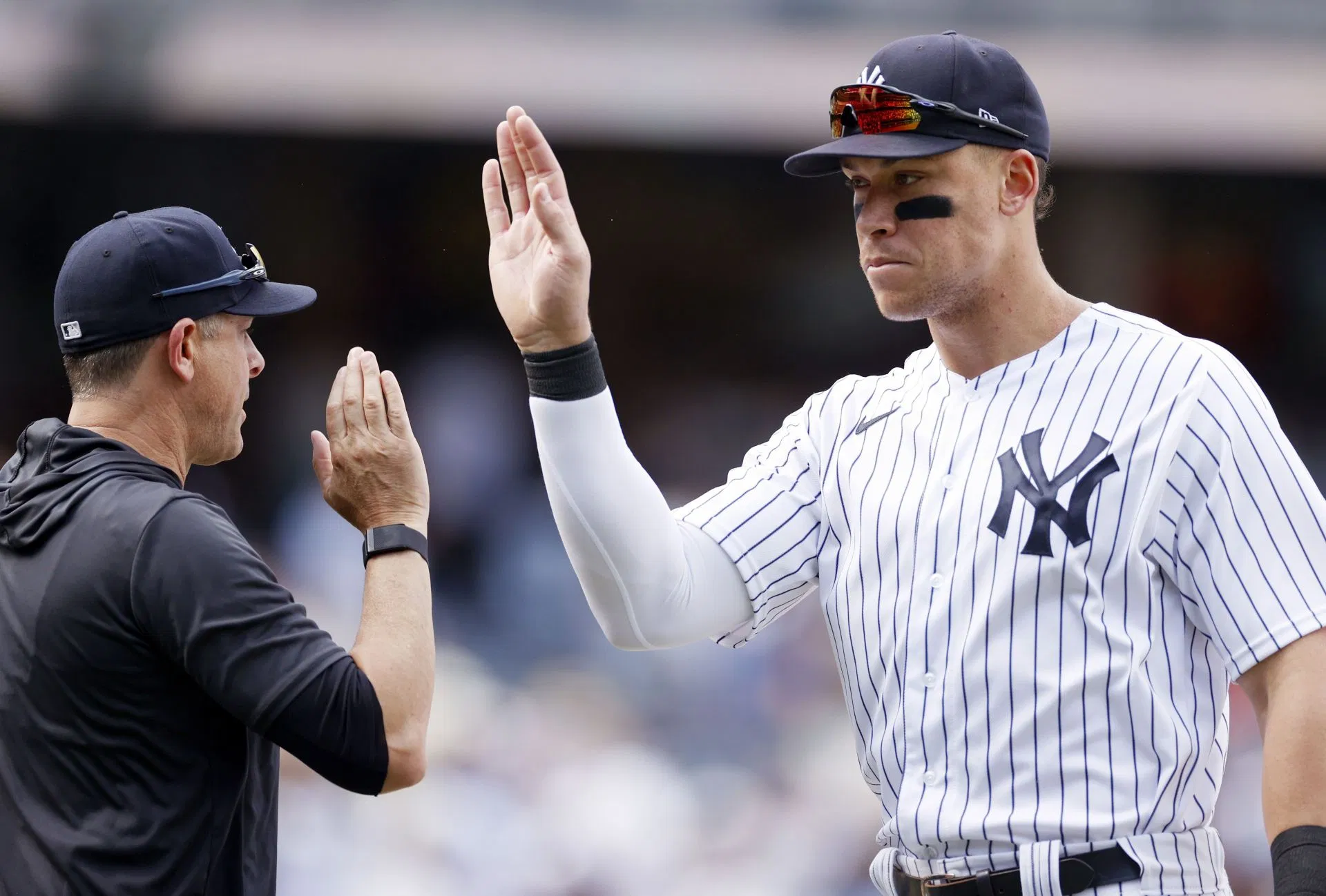 "Last year I feel like he became a different guy on the basepaths" - Yankees manager Aaron Boone believes Aaro