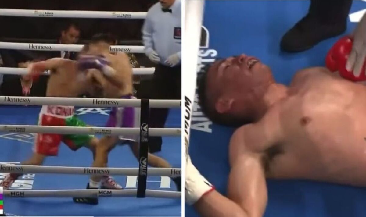Castro scores vicious knockout on Canelo vs Golovkin undercard