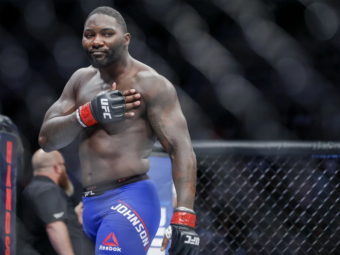 Watch: UFC pays touching tribute to Anthony Johnson during UFC Vegas 65 broadcast