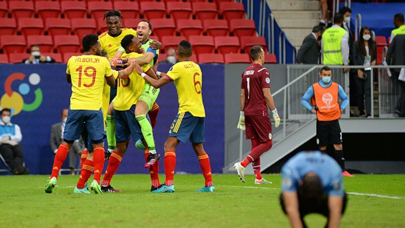 Colombia head to Copa America semis after penalties win over Uruguay