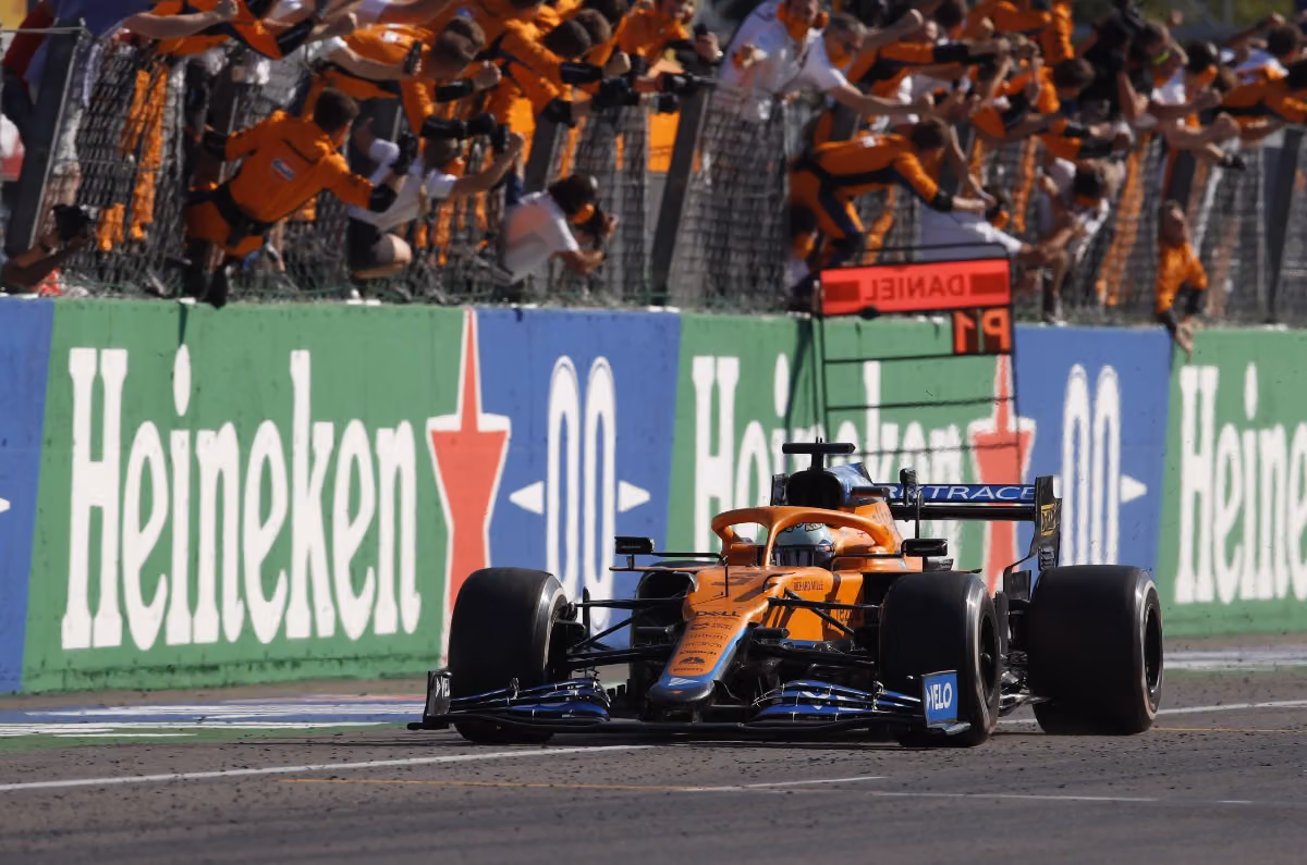 Ricciardo wins Italian GP as Hamilton and Verstappen crash out
