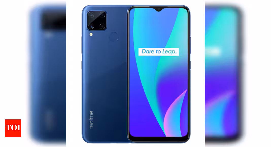 Realme C15 with Qualcomm Snapdragon processor to launch in India soon - Times of India