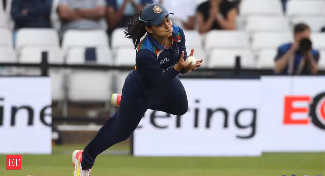 Sensational: Harleen Deol takes a stunner against England; Sachin Tendulkar calls it 'the catch of the year'