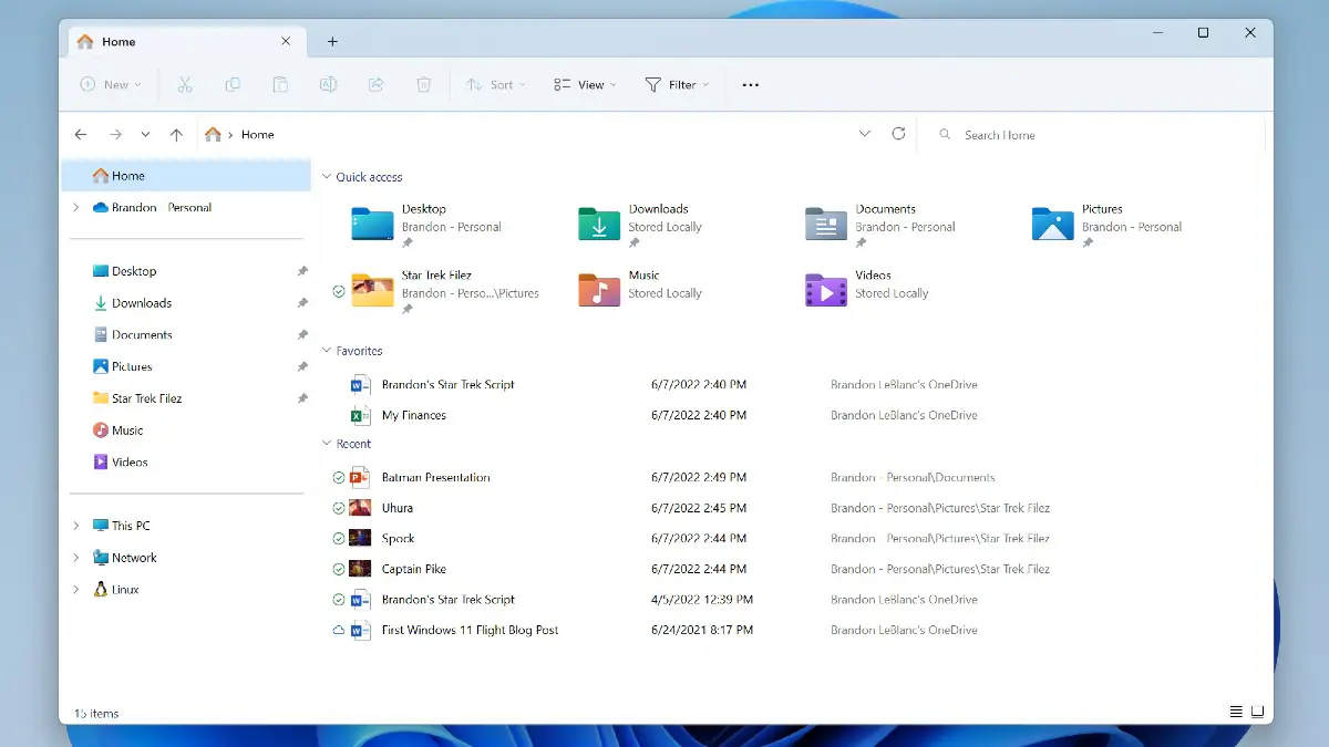 Microsoft Starts Testing File Explorer With Tabs in Windows 11