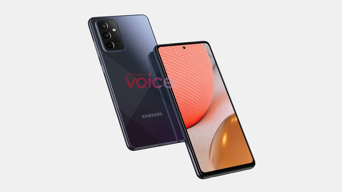 Samsung Galaxy A72 Alleged Renders Show 6.7-Inch Display, Glastic Build