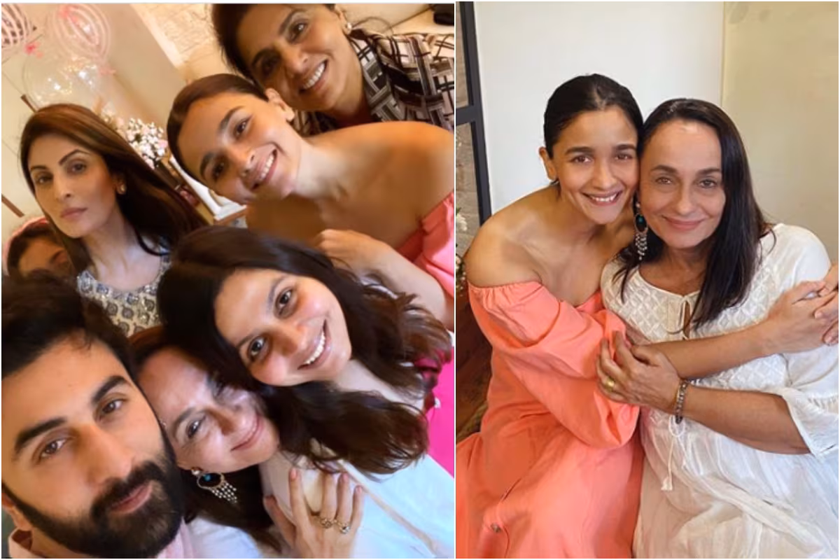 When Kapoors Joined Bhatts for Soni Razdan's Birthday Party, See Pics